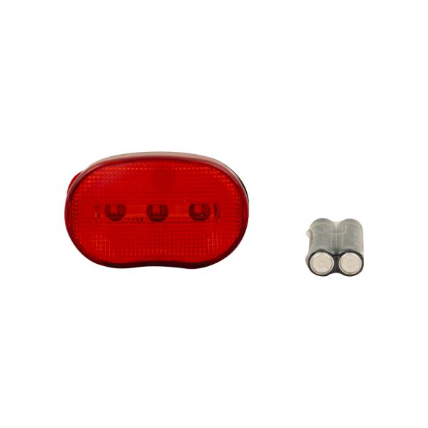 Load image into Gallery viewer, Fietslamp 3 leds rood
