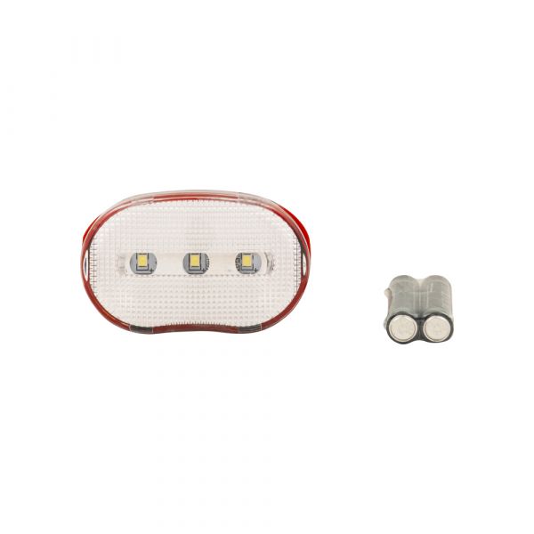 Load image into Gallery viewer, Fietslamp 3 leds wit
