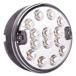 Ac hteruitrijlicht 140 mm. 12-24v led *