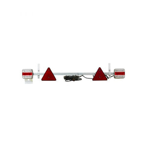 Trailergear verlichtingsbalk instelbaar led 7,5m 7-polig
