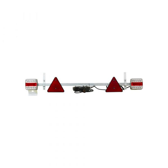 Trailergear verlichtingsbalk instelbaar led 7,5m 7-polig