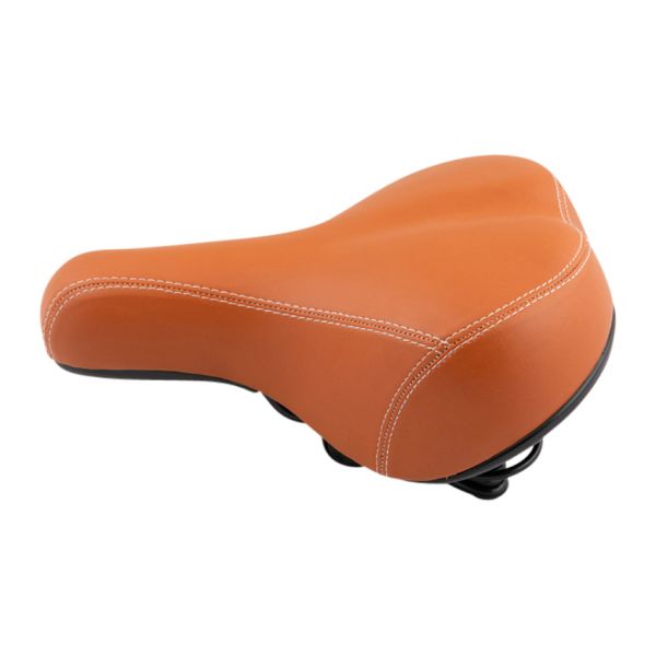 Load image into Gallery viewer, Fietszadel comfort bruin
