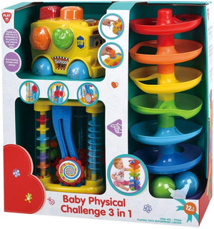 Playgo - 3 delige baby speelset in vrolijke kleuren