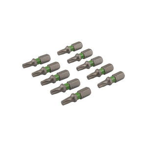 Schroefbit 25 mm tx-20 groen 10x