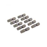 Schroefbit 25 mm tx-40 paars 10x