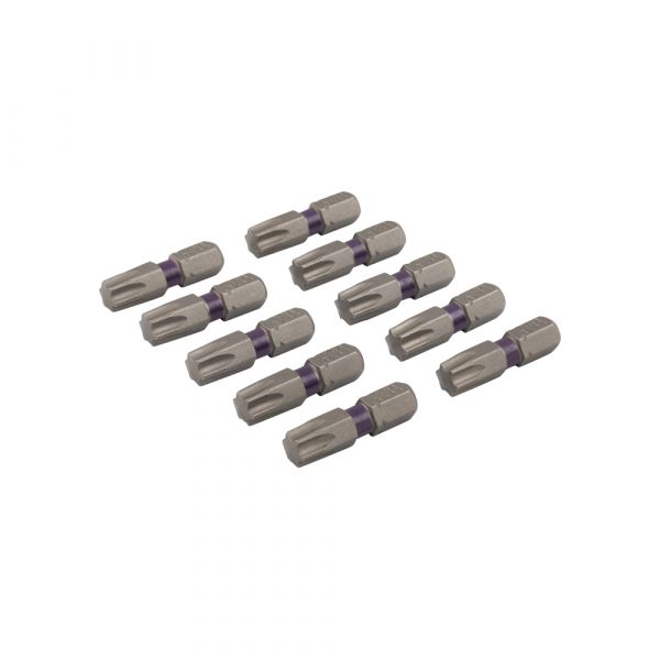 Load image into Gallery viewer, Schroefbit 25 mm tx-40 paars 10x
