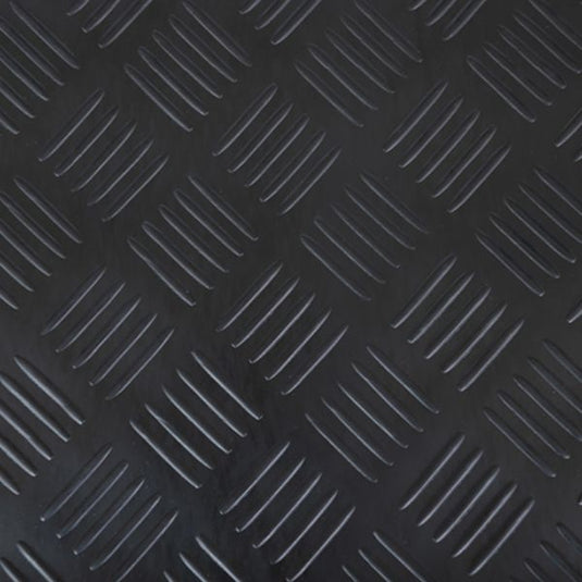 Rubbermat # 4 traanplaat per meter