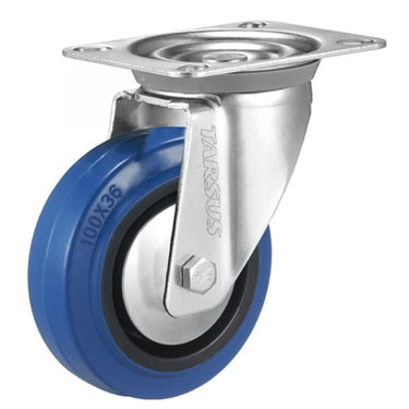 Tarsus zwenkwiel 80 mm. blauw