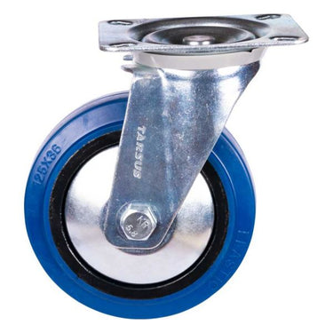Tarsus zwenkwiel 125 mm. blauw