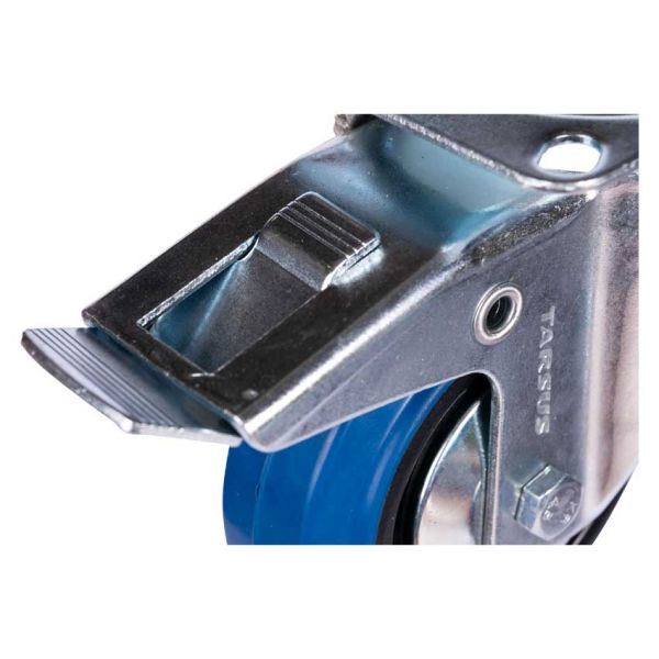 Load image into Gallery viewer, Tarsus zwenkwiel + rem 125 mm. blauw
