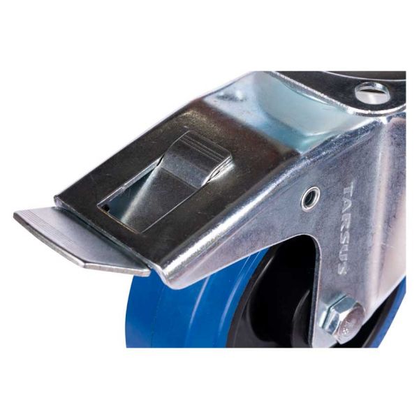 Load image into Gallery viewer, Tarsus zwenkwiel + rem 160 mm. blauw
