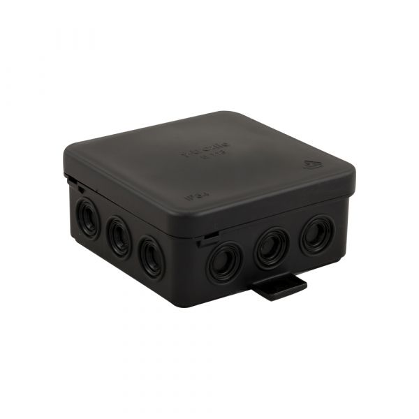 Load image into Gallery viewer, Kabeldoos zwart ip54

