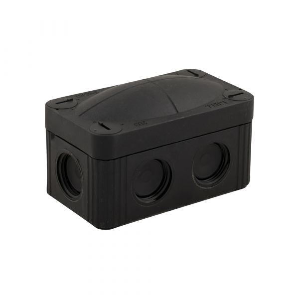 Load image into Gallery viewer, Kabeldoos zwart combi 85x49x51
