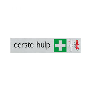 Bord alulook eerste hulp - 165x44 mm zelfklevend.