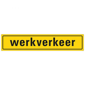 Magneetbord werkverkeer - 80x400 mm.