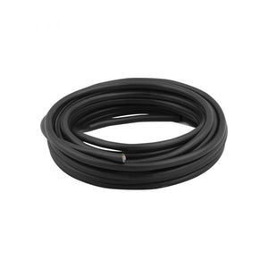 Bouwkern huishoudsnoer 2x0.75 zwart 5 meter.