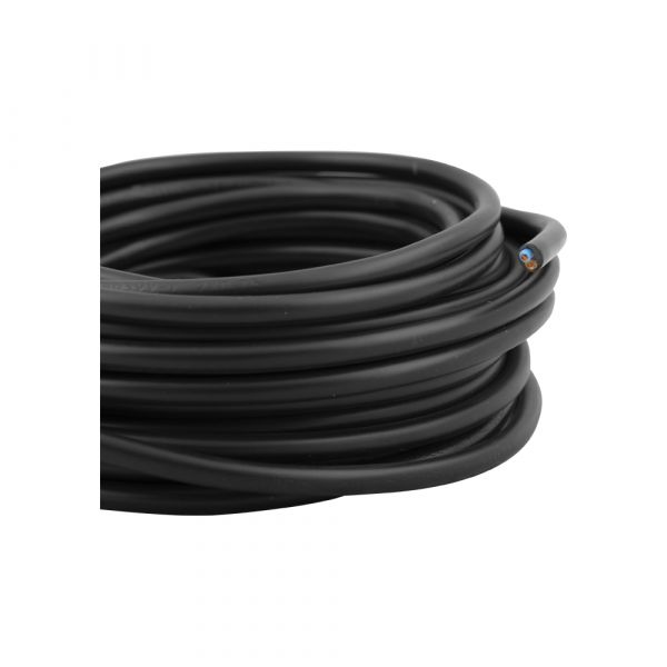 Load image into Gallery viewer, Huishoudsnoer 2x0.75 zwart 10 meter.
