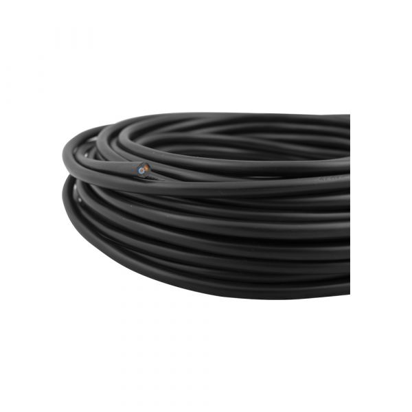 Load image into Gallery viewer, Huishoudsnoer 2x0.75 zwart 20 meter
