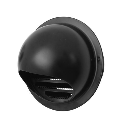 Bolrooster matzwart ø 150 mm.