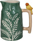 Hd collection vaas vogel aardewerk 18,5x13,2x20,6cm