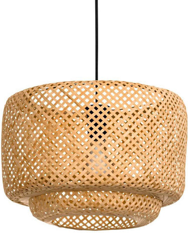 Eglo hettonle hanglamp - e27 - ø 42 cm - zwart hout