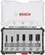 Bosch nutfräser set 6tlg. 6 8 10 12 16 20mm ( 2607017465 ) 6mm schaft
