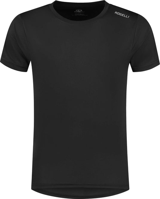 Rogelli promo hardloopshirt heren - korte mouwen - zwart - l