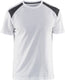 Blåkläder t-shirt 3379-1042-1098 wit donkergrijs mt. l