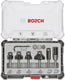 Bosch 6-delige kantenfreesset 6mm - 2607017468