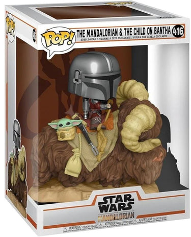 Funko pop star wars: the mandalorian the child on bantha pop #416