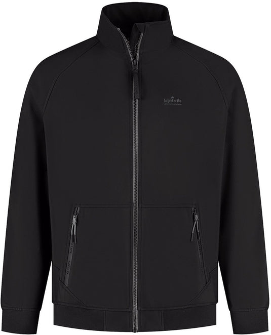 Kjelvik outdoorjas dionn zwart