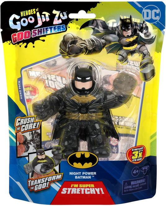 Goo jit zu heroes of dc goo shifters batman – stretch figuur met color change core