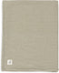 Jollein - deken wieg 75x100cm - wiegdeken, wiegdekentje, dekentje baby - soft waves - olive green velvet