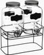 Secret de gourmet ® drank dispenser met houder - sapdispenser - limonadedispenser - limonadetap - 2 x 4 liter