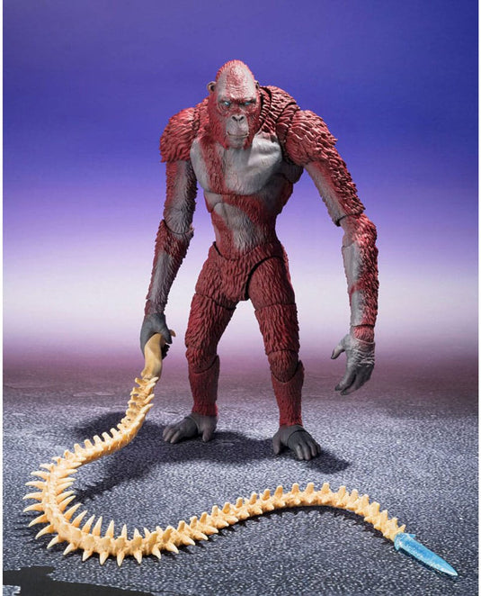 Bandai tamashii nations godzilla x kong: the new empire s.h. monsterarts action figure skar king action figuur