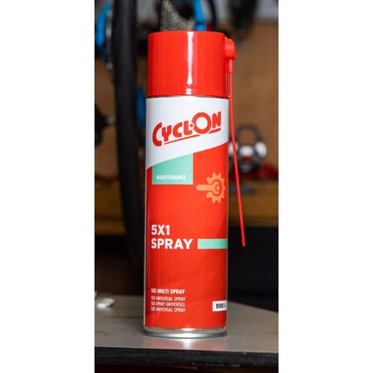 Cyclon p.t.f.e. multi smeermiddel 5x1 in spuitbus 500ml