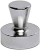Maul magneet neodymium - kegel - zilver - metaal - 2 stuks - ø 3.2 x 3.3 cm