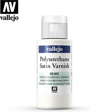 Vallejo hobbyverf - 26652 satin polyurethane vernis - 60ml verf flesje - 60 ml