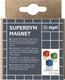 Sigel magneten - voor glasbord - c5 sterk - 11x11x11mm - blauw, rood, groen - si-ba725