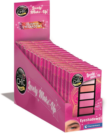 Clementoni crazy chic oogschaduw romantic style, 8dlg.