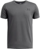 Under armour ua b sportstyle lc ss unisex sportshirt - grijs - zwart