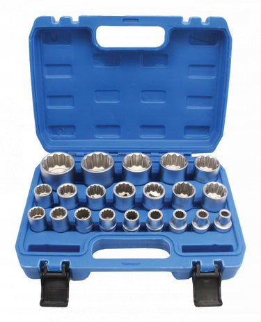 Stanley satra s-shs21 - dopsleutelset - 1 2 aandrijving - 12-kantig - cr-v staal