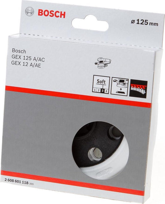 Bosch - schuurplateau zacht, 125 mm