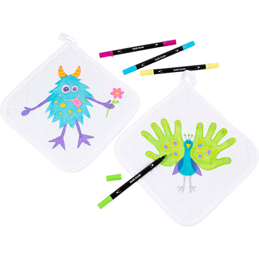 Easykit https: www.cchobby.nl groepsset-pannenlappen-met-stiften-zwart-wit-1-set