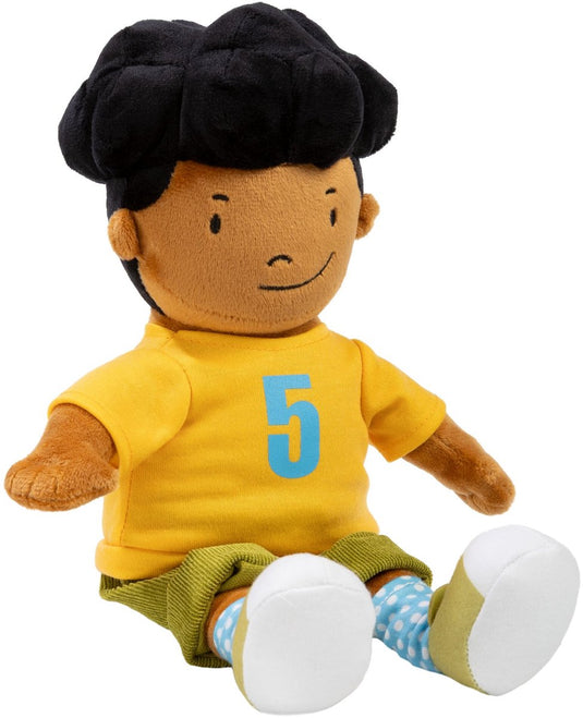 Bambolino fien teun knuffel 35 cm pluche sem - baby peuter speelgoed - boerderij thema - toys - 1 jaar, 2 jaar, 3 jaar, 4 jaar