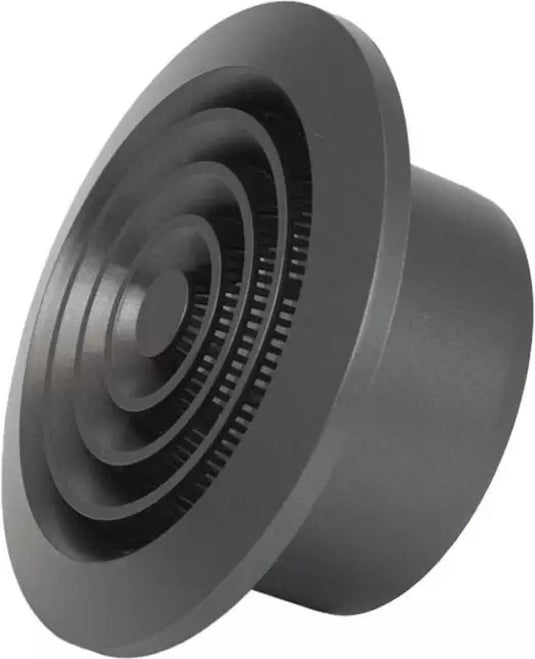 Europlast rond ventilatierooster grill ø100 mm antraciet - nga100a