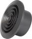 Europlast rond ventilatierooster grill ø100 mm antraciet - nga100a