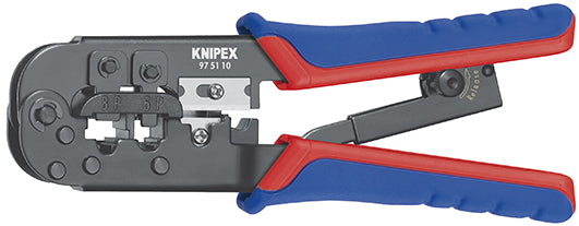 Imp knipex krtang voor western-stekkers gebruineerd met meer-componentengrepen 190 mm - 975110