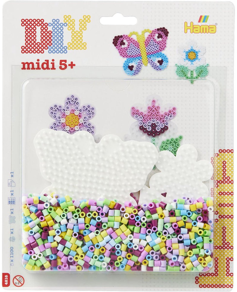 ギャラリービューアに画像をロードする, Hama strijkkralen – 1.100 stuks – vlinder en bloem
