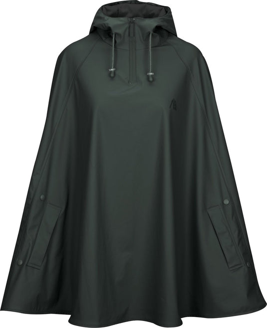 Ralka regenponcho senior - sizzle - donkergroen - s m